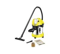 BIDONE ASPIRATUTTO KÄRCHER WD 3 Battery Premium, Potenza 300 W, Nero, Giallo