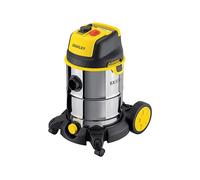 AR Blue Clean STANLEY Aspiratore Solidi e Liquidi SXVC30XTDE con Presa Elettroutensili (1600 W, 30 l)