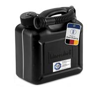 Tanica benzina nera 5 litri UN Hd-pe - compatibile qualità tedesca E10...