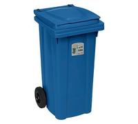 Bidone carellato (120Lt) URBAN ECO SYSTEM Blu 25698