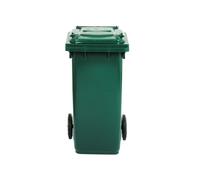 Bidone carrellato - 48x55x93 cm - 120 L - verde scuro - Mobil Plastic