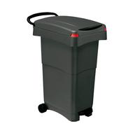 Bidone Carrellato a Pedale Mobil Plastic - 40x65x81 cm - 80 Litri - 151/GRN (Gri