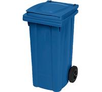 Bidone carrellato con ruote Pattumiera Grande 120 litri raccolta differenziata d