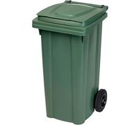 Bidone carrellato con ruote Pattumiera Grande 120 litri raccolta differenziata d