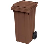 Bidone carrellato con ruote Pattumiera Grande 120 litri raccolta differenziata d
