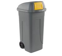 Bidone Carrellato Push Medial International - 49x54x95 cm - 100 Litri - Chiusura