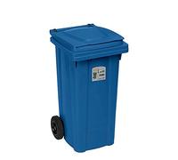 BIDONE CARRELLO 120 LT S/P BLU TRAFFICO
