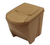 Bidone cestino SortiBox ECO WOOD raccolta differenziata in plastica 25 Litri