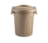 Bidone con Coperchio Speedy 8 Litri Tort-70314 Marrone Stefanplast