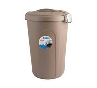 Bidone con Coperchio Tom Litri 46 Tortor-70526 Marrone Stefanplast