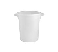 Bidone Corallo Senza Coperchio Lt 60 2750 Bianco Giganplast