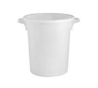 Giganplast - Contenitore corallo con coperchio solo bianco