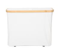 Bidone Della Spazzatura Con Coperchio Cestino Di Stoccaggio Bambù