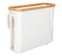 Bidone Della Spazzatura Con Il Coperchio Cestino Di Stoccaggio Bambù