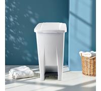 Bidone Della Spazzatura Pattumiera Secchio a Pedale Mobile Ruoli Maniglia 60 L B