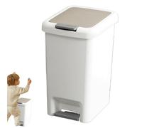 Bidone della spazzatura per il bagno, coperchio per bidone della spazzatura con coperchio bidone della spazzatura chiudi, protezione ergonomica contro gli odori forniture per la casa, bidoni della