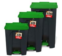 Bidone Delle Immondizie Robusto Step-On Spazzatura Per Casa Ufficio & Commercio