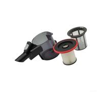 Bidone di ricambio per aspirapolvere Bosch Unlimited 7, con elemento pieghettato e prefiltro per kit di accessori per aspirapolvere senza fili BCS712XXL