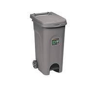 BIDONE ECO SYSTEM 80 LT CON PEDA GRIGIO