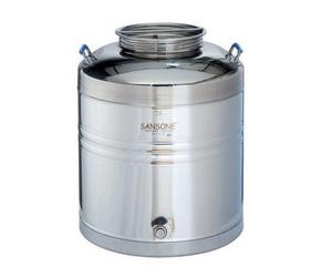 BIDONE FUSTI CONENITORI OLIO EUROPA SANSONE SALDATO TESTA A TESTA LT.50