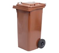 Bidone immondizia green 240 + ruote ics marrone lt 240 cm 72x58 h.cm 106 Ics