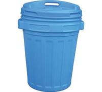 Bidone Immondizia con Coperchio a Vite Blu Lt 70 cm 45 H.cm 62