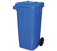 BIDONE IMMONDIZIA GREEN 120 + RUOTE ICS AZZURRO LT 120 CM 55X50 H.CM 94