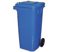 BIDONE IMMONDIZIA GREEN 120 + RUOTE ICS AZZURRO LT 120 CM 55X50 H.CM 94 PZ 1