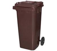 BIDONE IMMONDIZIA GREEN 120 + RUOTE ICS MARRONE LT 120 CM 55X50 H.CM 94