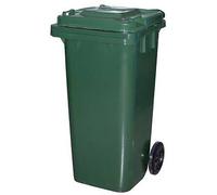BIDONE IMMONDIZIA GREEN 120 + RUOTE ICS VERDE LT 120 CM 55X50 H.CM 94
