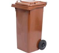 Bidone immondizia green 240 + ruote ics marrone lt 240 cm 72x58 h.cm 106 Ics