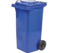 BIDONE IMMONDIZIA GREEN 240 + RUOTE ICS AZZURRO LT 240 CM 72X58 H.CM 106