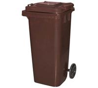Bidone immondizia spazzatura con ruote Green 120 lt cm 55x50x94 h vari colori