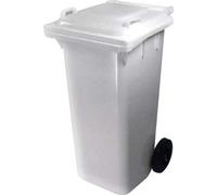 Bidone immondizia spazzatura con ruote Green 120 lt cm 55x50x94 h vari colori