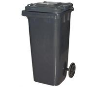 Bidone immondizia spazzatura con ruote Green 120 lt cm 55x50x94 h vari colori