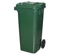 Bidone immondizia spazzatura con ruote Green 120 lt cm 55x50x94 h vari colori