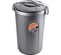 BIDONE IMMONDIZIA TOM STEFANPLAST GRIGIO LT 46 CM 45X40 H.CM 61