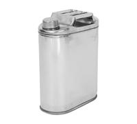 Bidone in Acciaio Inox 10l Argento con Manico e Beccuccio