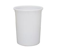 Bidone in plastica per alimenti da 200 litri - Bianco neutro