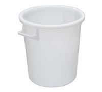 Bidone Industriale Bianco per Alimenti / Liquidi da 50 75 100 LITRI LT