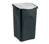 Ecogreen Pattumiera Differenziata 50Lt Colore Nero e Verde