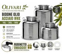 CONTENITORI INOX OLIVARI LT.50