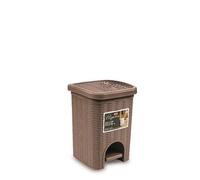Bidone Pattumiera a Pedale elegance tortora stefanplast 6 litri