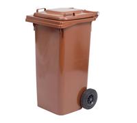 Bidone Pattumiera per Raccolta Differenziata Spazzatura Con Ruote 120Lt Plastica