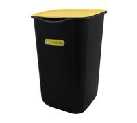 Bidone Pattumiera raccolta differenziata riciclo plastica 50 litri Giallo bel...