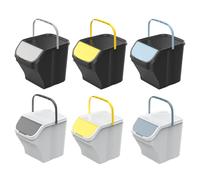 BIDONE PATTUMIERA RACCOLTA DIFFERENZIATA STACK'N SORT 25lt VARI COLORI MHOME