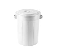 Bidone Pattumiera spazzatura con coperchio multiuso bianco 100 litri