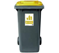 Bidone per rifiuti 120 LT pattumiera raccolta differenziata contenitore hotel co