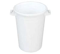 BIDONE PER RIFIUTI BIANCO 75 lt - Ø 44x60h