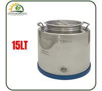 BIDONE PROFESSIONALE OLIVARI BLINDO IN ACCIAIO INOX 304 OLIO CAPACITÀ 15 30 50